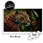 Puzzle Jaguar 160 elementów Układanka drewniana Mruu&amp;Pruu, puzzle drewniane jaguar, puzzle jaguar, jaguar