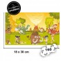 Puzzle Epoka Kamienia | Układanka drewniana | MruuPruu, puzzle drewniane epoka kamienia