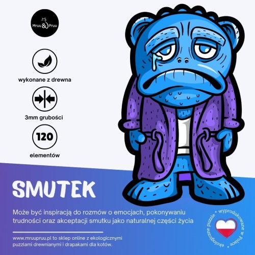 puzzle smutek, smutek, puzzle dla dzieci