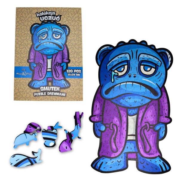 puzzle smutek, smutek, puzzle dla dzieci