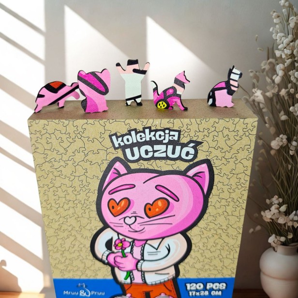 puzzle miłość, miłość, puzzle dla dzieci, puzzle drewniane miłość, nieregularne kształty puzzli, puzzle edukacyjne