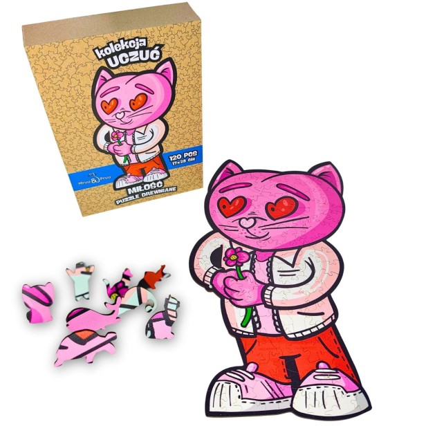 puzzle miłość, miłość, puzzle dla dzieci, puzzle drewniane miłość, nieregularne kształty puzzli, puzzle edukacyjne