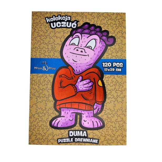 puzzle duma, duma, puzzle dla dzieci, puzzle drewniane duma, nieregularne kształty puzzli, puzzle edukacyjne