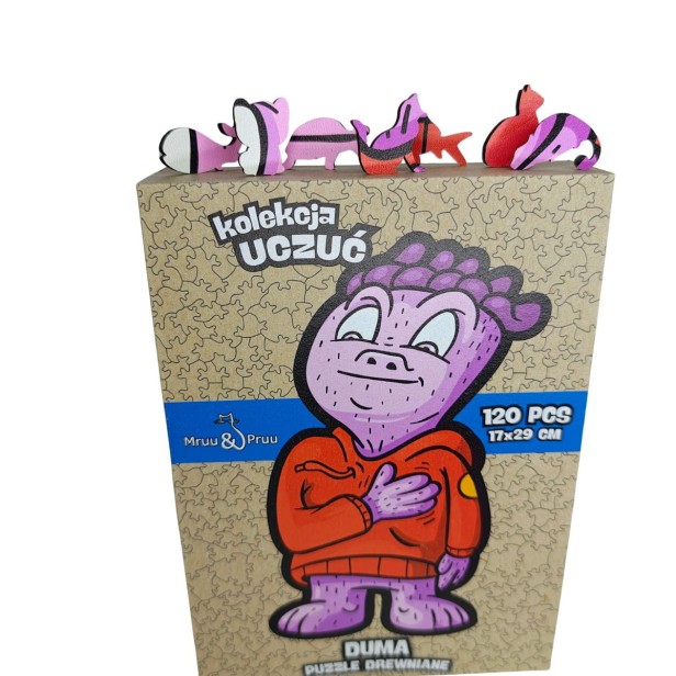 puzzle duma, duma, puzzle dla dzieci, puzzle drewniane duma, nieregularne kształty puzzli, puzzle edukacyjne