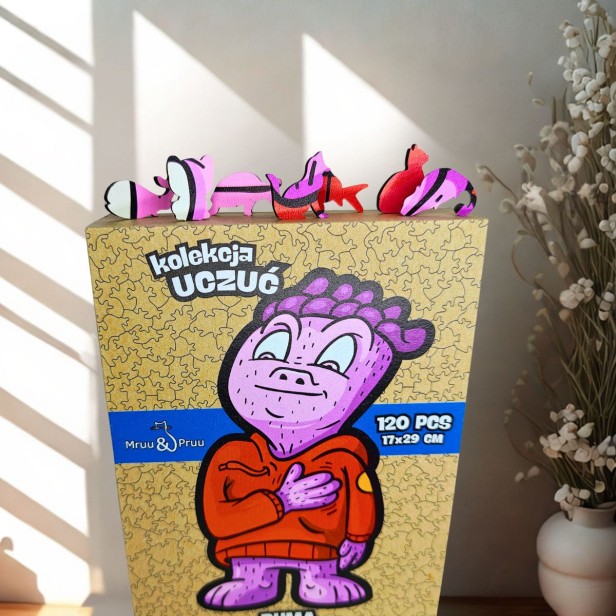 puzzle duma, duma, puzzle dla dzieci, puzzle drewniane duma, nieregularne kształty puzzli, puzzle edukacyjne
