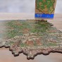 Układanka Mapa Polski 3D | Puzzle Drewniane HDF 37x37 cm