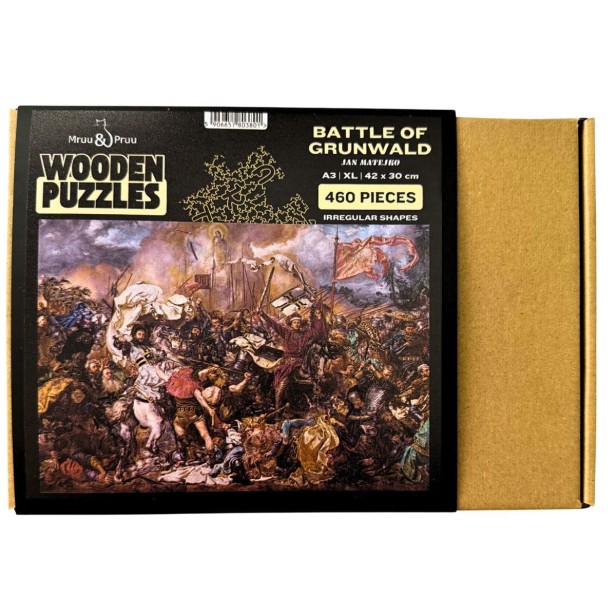 puzzle bitwa pod grunwaldem, puzzle drewniane obraz bitwa pod grunwaldem, puzzle jan matejko