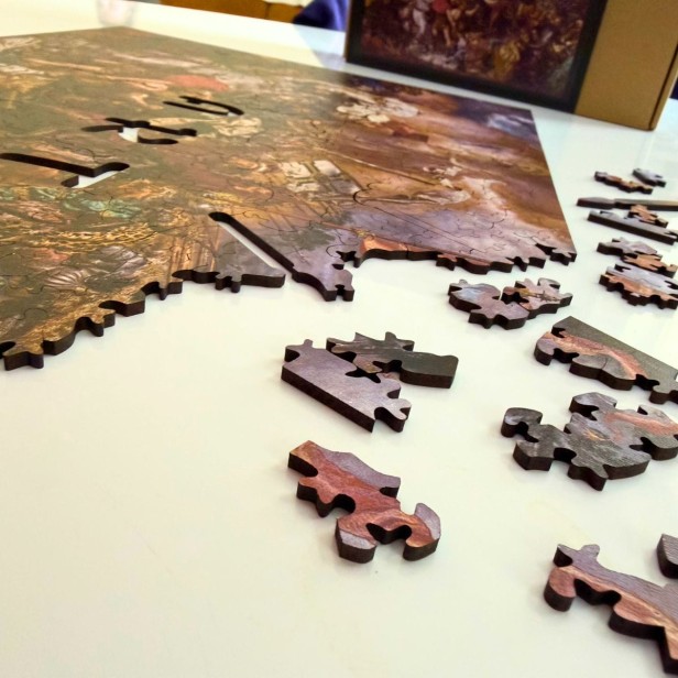 puzzle bitwa pod grunwaldem, puzzle drewniane obraz bitwa pod grunwaldem, puzzle jan matejko