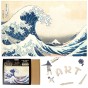 puzzle wielka fala, puzzle drewniane fala, wielka fala w kanagawie puzzle drewniane, Katsushiki Hokusaia Puzzle