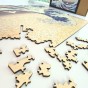 puzzle wielka fala, puzzle drewniane fala, wielka fala w kanagawie puzzle drewniane, Katsushiki Hokusaia Puzzle