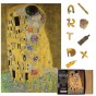 puzzle gustav klimt, puzzle drewniane obraz pocałunek