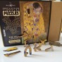 puzzle gustav klimt, puzzle drewniane obraz pocałunek