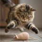 Zabawka dla kota z kocimiętką - Szczurek z kocimiętką