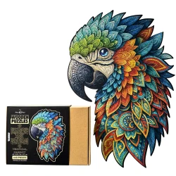 Puzzle Drewniane Tropikalna Papuga