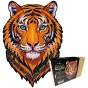 puzzle drewniane tygrys, puzzle tygrys, puzzle z tygrysem, puzzle prezentowe, układanka na prezent, puzzle dla dorosłych marka mruupruu, trudne puzzle drewniane