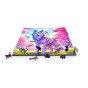 puzzle z wilkiem, wilczek, kolorowy wilczek, wilczek na kolorowym tle,  25x25cm , kwadratowe puzzle, nieregularne kształty, puzzle drewniane, 150 elementów, mruu&amp;pruu puzzle, mruupruu, mruupruu puzzle