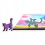 puzzle z wilkiem, wilczek, kolorowy wilczek, wilczek na kolorowym tle,  25x25cm , kwadratowe puzzle, nieregularne kształty, puzzle drewniane, 150 elementów, mruu&amp;pruu puzzle, mruupruu, mruupruu puzzle