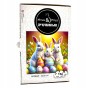 puzzle z króliczkami, królik, króliczki, króliki na kolorowym tle,  25x25cm , kwadratowe puzzle, nieregularne kształty, puzzle drewniane, 150 elementów, mruu&amp;pruu puzzle, mruupruu, mruupruu puzzle