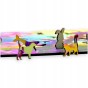 puzzle z mrówką, mrówka, słodka mrówka, mrówka na kolorwym tle,  25x25cm , kwadratowe puzzle, nieregularne kształty, puzzle drewniane, 150 elementów