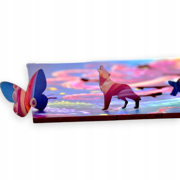 puzzle kobieta ośmiornica , ośmiornica , krajobraz podwodny , 25x25cm , kwadratowe puzzle, nieregularne kształty, puzzle drewniane, 150 elementów