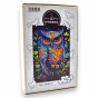puzzle sowa 160 elementów, puzzle drewniane, mruu&amp;pruu puzzle, sowa, kolorowe puzzle sowa