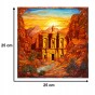 puzzle petra w jordanii 150 elementów, puzzle drewniane, mruu&amp;pruu puzzle, petra w jordanii, kolorowe puzzle petra w jordanii, witraż