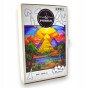 puzzle piramidy w gizie 150 elementów, puzzle drewniane, mruu&amp;pruu puzzle, piramidy w gizie, kolorowe puzzle piramidy w gizie, witraż