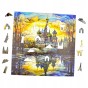 puzzle cerkiew na krwi 150 elementów, puzzle drewniane, mruu&amp;pruu puzzle, cerkiew na krwi, kolorowe puzzle cerkiew na krwi, witraż