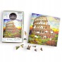 puzzle koloseum 150 elementów, puzzle drewniane, mruu&amp;pruu puzzle, koloseum, kolorowe puzzle koloseum, witraż