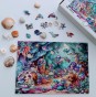 puzzle podwodny świat, puzzle drewniane syrenka, puzzle syrenka, mruupruu