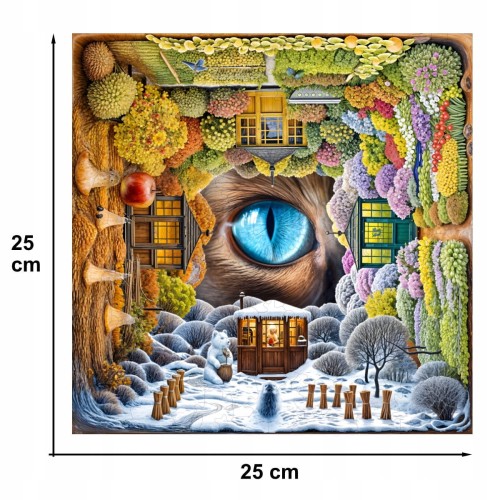 puzzle cztery pory roku, puzzle zima, puzzle jesień, puzzle drewniane cztery pory roku, 4 pory roku puzzle, mruupruu